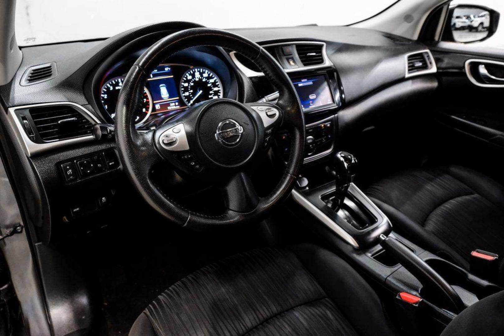 2019 Gun Metallic /Charcoal Nissan Sentra SV (3N1AB7AP4KL) with an 1.8L 4-Cylinder DOHC 16V engine, CVT transmission, located at 15300 Midway Rd., Addison, TX, 75001, (972) 702-0011, 32.958321, -96.838074 - 2019 Nissan Sentra SV<br><br>Now Available at Midway Auto Group, Addison, Texas<br><br>Comfortable, efficient, and packed with the 2019 Nissan Sentra SV is a step up from the base model, offering upgraded technology, refined interior features, and excellent fuel economy. With its spacious cabin and - Photo#2