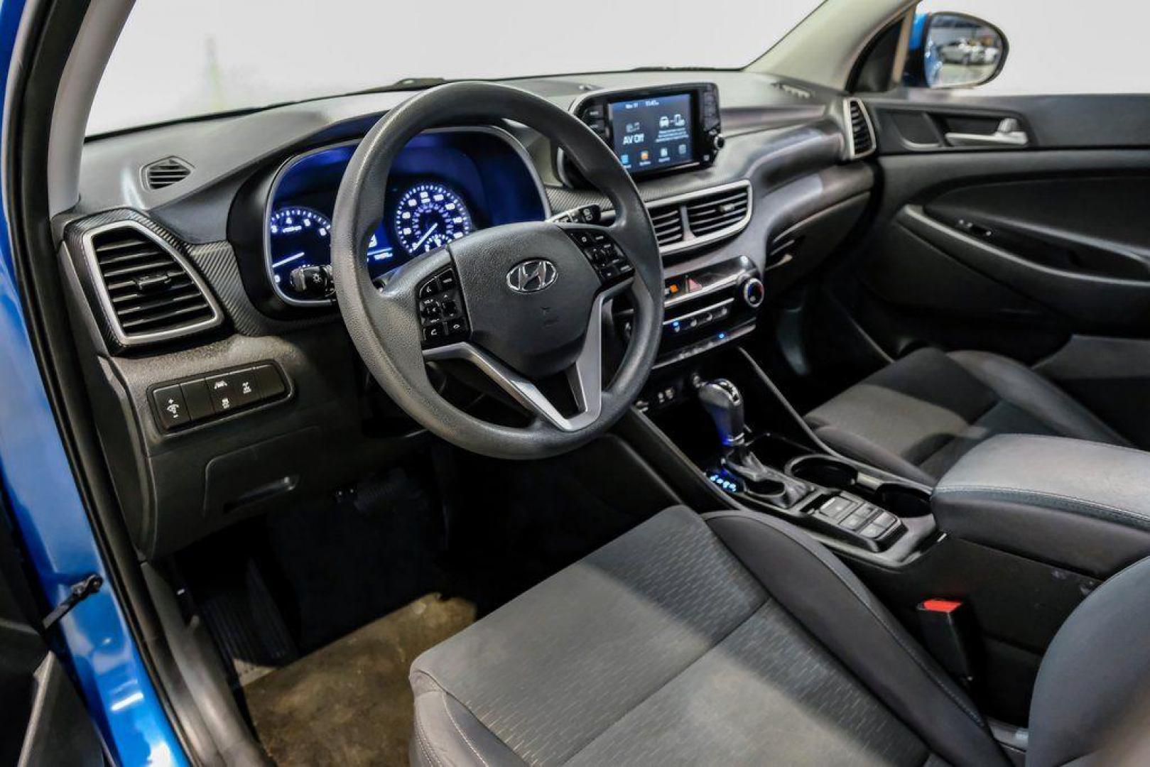 2019 Aqua Blue /Black Hyundai Tucson SE (KM8J2CA43KU) with an I4 engine, Automatic transmission, located at 15300 Midway Rd., Addison, TX, 75001, (972) 702-0011, 32.958321, -96.838074 - Photo#2
