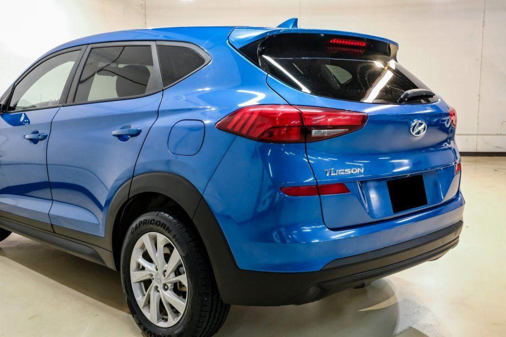 2019 Aqua Blue /Black Hyundai Tucson SE (KM8J2CA43KU) with an I4 engine, Automatic transmission, located at 15300 Midway Rd., Addison, TX, 75001, (972) 702-0011, 32.958321, -96.838074 - Photo#13