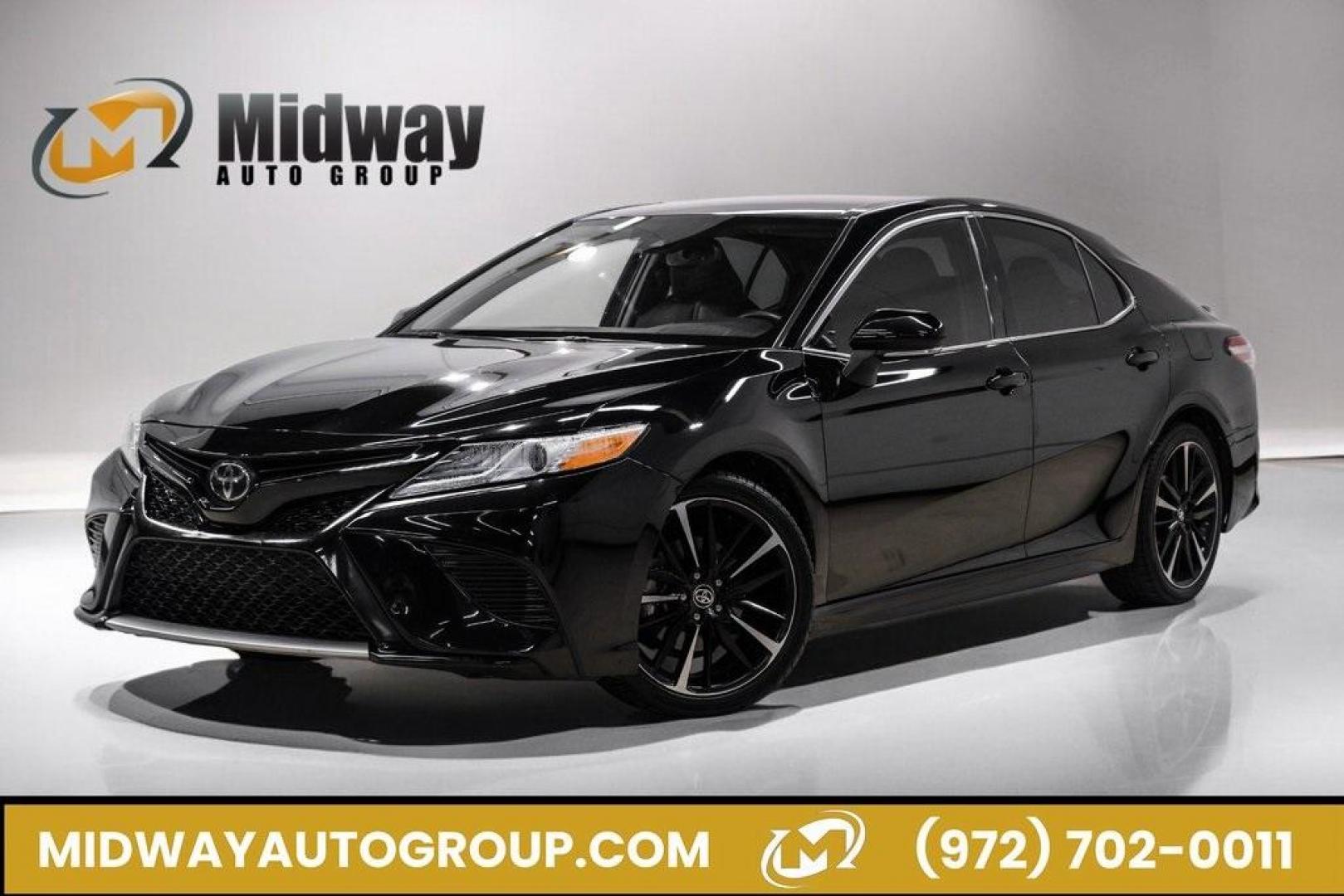 2020 Midnight Black Metallic /Black Toyota Camry XSE (4T1K61AK0LU) with an 2.5L I4 DOHC 16V engine, Automatic transmission, located at 15300 Midway Rd., Addison, TX, 75001, (972) 702-0011, 32.958321, -96.838074 - Photo#0