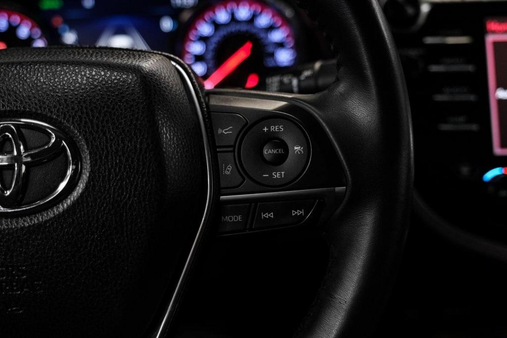 2020 Midnight Black Metallic /Black Toyota Camry XSE (4T1K61AK0LU) with an 2.5L I4 DOHC 16V engine, Automatic transmission, located at 15300 Midway Rd., Addison, TX, 75001, (972) 702-0011, 32.958321, -96.838074 - HOME OF THE NO HAGGLE PRICE - WHOLESALE PRICES TO THE PUBLIC!! Camry XSE, 4D Sedan, 2.5L I4 DOHC 16V, 8-Speed Automatic, FWD, Midnight Black, Black Leather. Priced below KBB Fair Purchase Price!<br><br>Midnight Black 2020 Toyota Camry XSE<br><br>27/38 City/Highway MPG<br><br><br>At Midway Auto Group - Photo#16