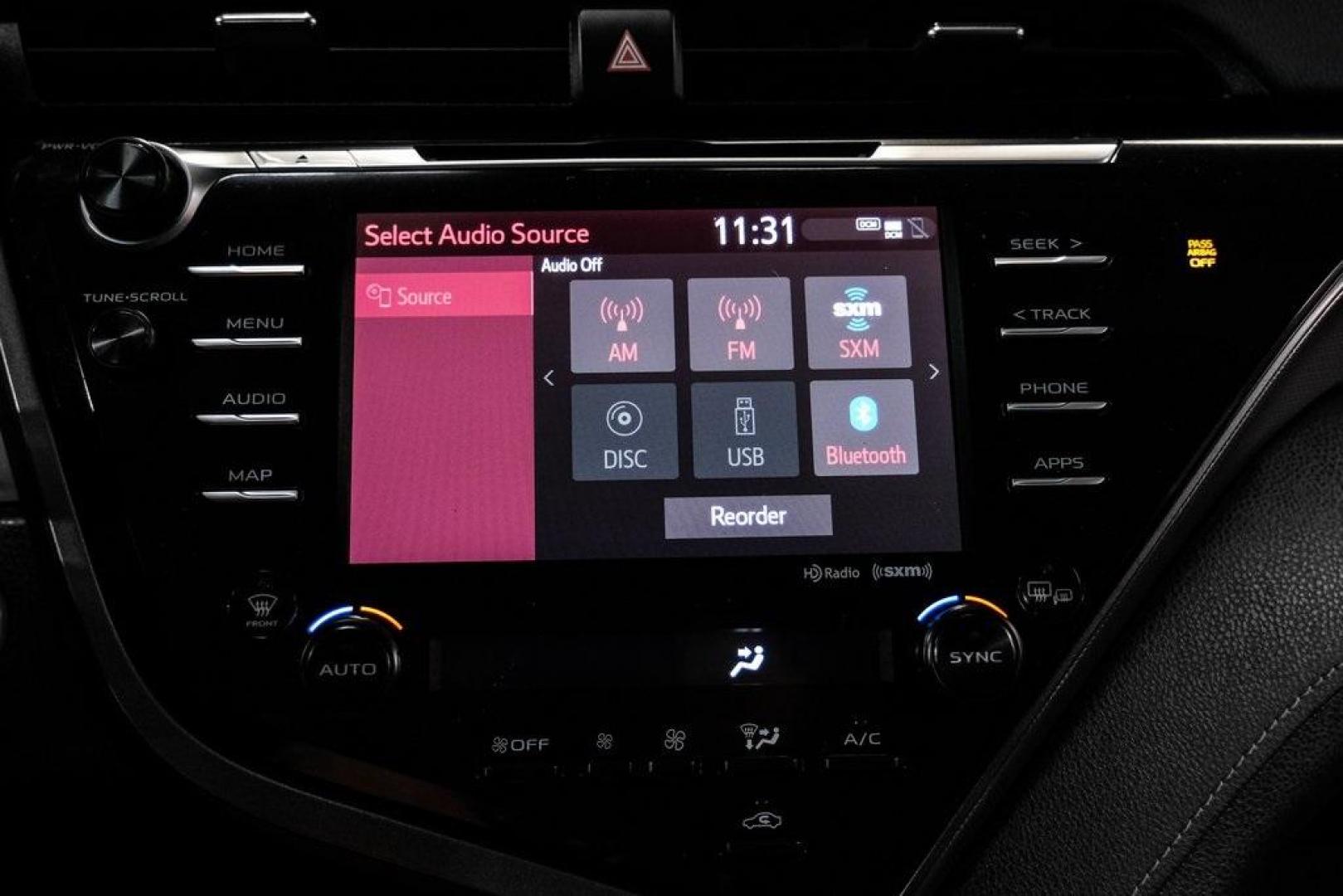 2020 Midnight Black Metallic /Black Toyota Camry XSE (4T1K61AK0LU) with an 2.5L I4 DOHC 16V engine, Automatic transmission, located at 15300 Midway Rd., Addison, TX, 75001, (972) 702-0011, 32.958321, -96.838074 - HOME OF THE NO HAGGLE PRICE - WHOLESALE PRICES TO THE PUBLIC!! Camry XSE, 4D Sedan, 2.5L I4 DOHC 16V, 8-Speed Automatic, FWD, Midnight Black, Black Leather. Priced below KBB Fair Purchase Price!<br><br>Midnight Black 2020 Toyota Camry XSE<br><br>27/38 City/Highway MPG<br><br><br>At Midway Auto Group - Photo#26