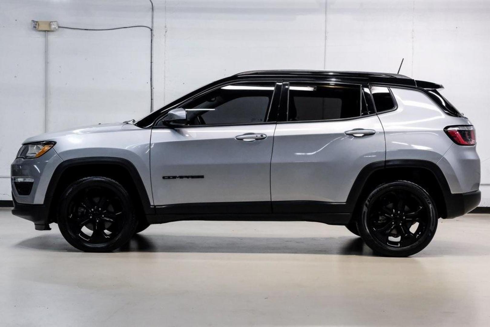 2018 Billet Silver Metallic Clearcoat /Black Jeep Compass Altitude (3C4NJDBB1JT) with an 2.4L I4 engine, Automatic transmission, located at 15300 Midway Rd., Addison, TX, 75001, (972) 702-0011, 32.958321, -96.838074 - 2018 Jeep Compass Altitude 4x4<br><br>Now Available at Midway Auto Group Addison, Texas<br><br>Stylish, versatile, and adventure-readythe 2018 Jeep Compass Altitude 4x4 brings Jeep capability together with a bold, blacked-out appearance package. With a refined interior, advanced technology, and con - Photo#16