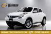 2016 White Pearl /Black Nissan Juke S (JN8AF5MV3GT) with an 1.6L I4 DOHC 16V engine, CVT transmission, located at 15300 Midway Rd., Addison, TX, 75001, (972) 702-0011, 32.958321, -96.838074 - Photo#0