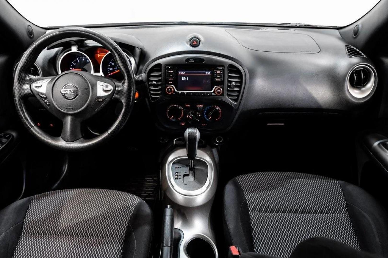 2016 White Pearl /Black Nissan Juke S (JN8AF5MV3GT) with an 1.6L I4 DOHC 16V engine, CVT transmission, located at 15300 Midway Rd., Addison, TX, 75001, (972) 702-0011, 32.958321, -96.838074 - Photo#22