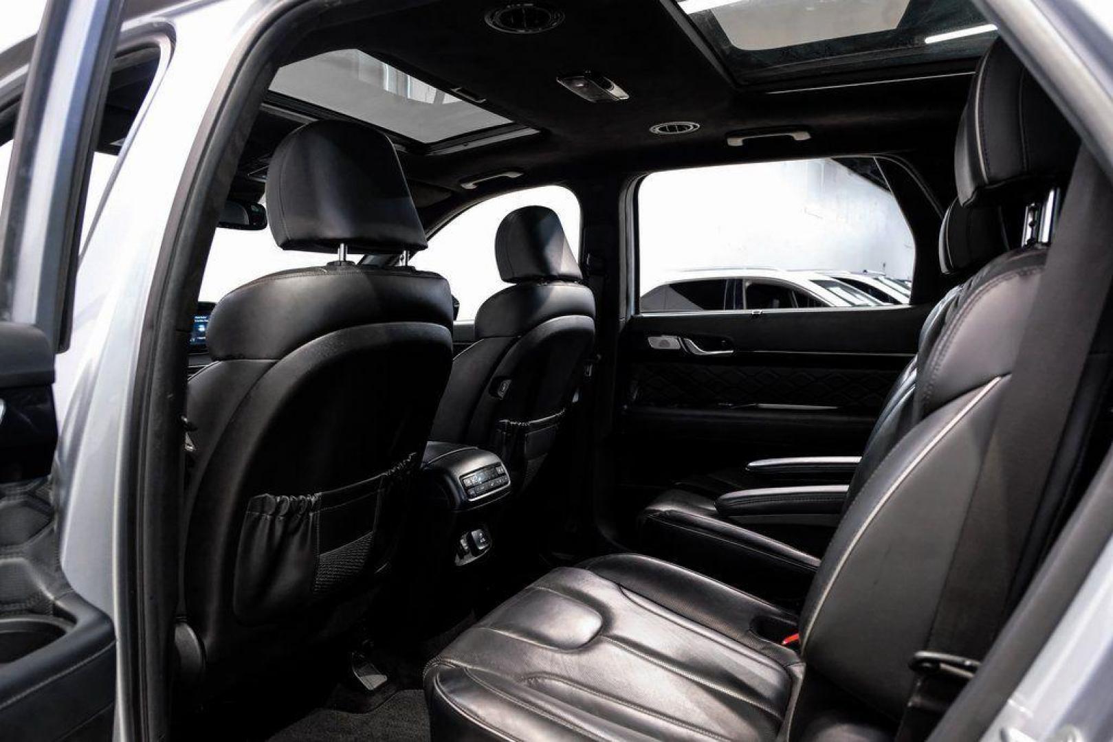 2020 Lagoon Silver /Black Hyundai Palisade Limited (KM8R5DHE2LU) with an V6 engine, Automatic transmission, located at 15300 Midway Rd., Addison, TX, 75001, (972) 702-0011, 32.958321, -96.838074 - 2020 Hyundai Palisade Limited<br><br>Now Available at Midway Auto Group Addison, Texas<br><br>Luxurious, spacious, and exceptionally well-equippedthe 2020 Hyundai Palisade Limited stands at the top of Hyundais three-row SUV lineup. With upscale materials, cutting-edge technology, and premium comfor - Photo#44