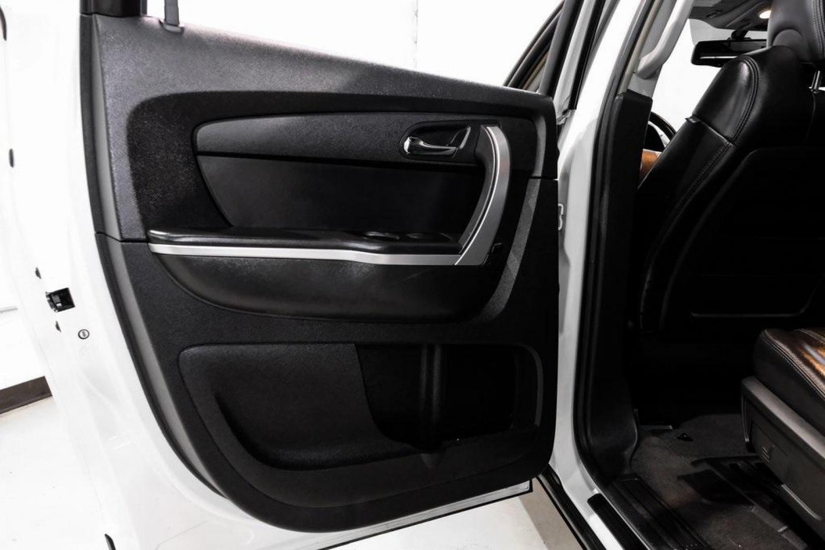 2009 White Diamond Tricoat /Ebony GMC Acadia SLT-2 (1GKER33D19J) with an 3.6L V6 SIDI engine, Automatic transmission, located at 15300 Midway Rd., Addison, TX, 75001, (972) 702-0011, 32.958321, -96.838074 - 2009 GMC Acadia SLT-2<br><br>Now Available at Midway Auto Group, Addison, Texas<br><br>Premium, spacious, and family-readythe 2009 GMC Acadia SLT-2 delivers upscale features, three-row flexibility, and strong V6 performance. As one of the highest trim levels available, the SLT-2 offers luxury-grade - Photo#61