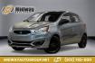 2020 Mercury Gray Metallic /Black Mitsubishi Mirage LE (ML32A5HJ4LH) with an 1.2L 3-Cylinder DOHC MIVEC engine, CVT transmission, located at 15300 Midway Rd., Addison, TX, 75001, (972) 702-0011, 32.958321, -96.838074 - 2020 Mitsubishi Mirage LE<br><br>Now Available at Midway Auto Group Addison, Texas<br><br>Efficient, stylish, and packed with valuethe 2020 Mitsubishi Mirage LE takes everything great about the Mirage lineup and adds upgraded comfort and technology. With outstanding fuel economy, a modern touchscre - Photo#0
