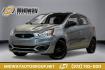 2020 Mercury Gray Metallic /Black Mitsubishi Mirage LE (ML32A5HJ4LH) with an 1.2L 3-Cylinder DOHC MIVEC engine, CVT transmission, located at 15300 Midway Rd., Addison, TX, 75001, (972) 702-0011, 32.958321, -96.838074 - Photo#0