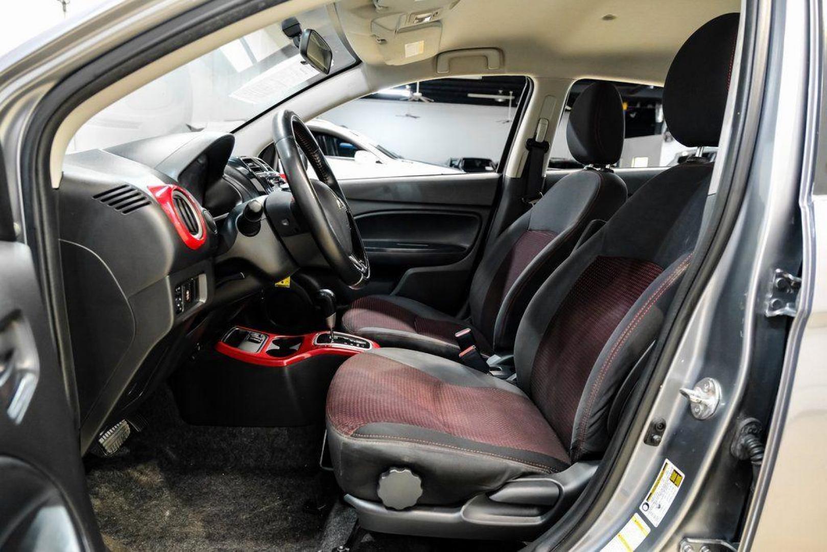 2020 Mercury Gray Metallic /Black Mitsubishi Mirage LE (ML32A5HJ4LH) with an 1.2L 3-Cylinder DOHC MIVEC engine, CVT transmission, located at 15300 Midway Rd., Addison, TX, 75001, (972) 702-0011, 32.958321, -96.838074 - Photo#3