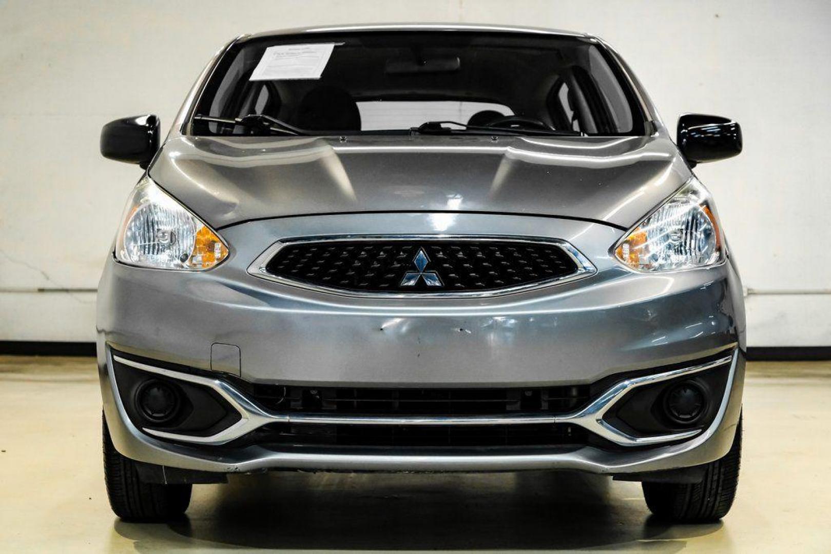 2020 Mercury Gray Metallic /Black Mitsubishi Mirage LE (ML32A5HJ4LH) with an 1.2L 3-Cylinder DOHC MIVEC engine, CVT transmission, located at 15300 Midway Rd., Addison, TX, 75001, (972) 702-0011, 32.958321, -96.838074 - Photo#4