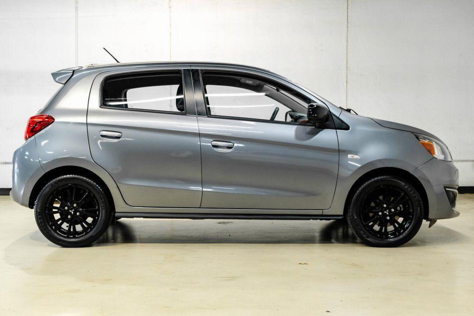2020 Mercury Gray Metallic /Black Mitsubishi Mirage LE (ML32A5HJ4LH) with an 1.2L 3-Cylinder DOHC MIVEC engine, CVT transmission, located at 15300 Midway Rd., Addison, TX, 75001, (972) 702-0011, 32.958321, -96.838074 - Photo#6