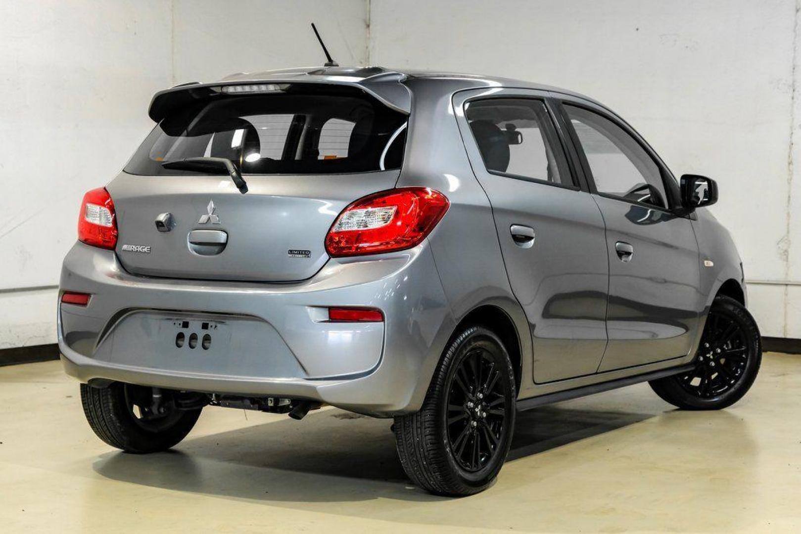 2020 Mercury Gray Metallic /Black Mitsubishi Mirage LE (ML32A5HJ4LH) with an 1.2L 3-Cylinder DOHC MIVEC engine, CVT transmission, located at 15300 Midway Rd., Addison, TX, 75001, (972) 702-0011, 32.958321, -96.838074 - Photo#7