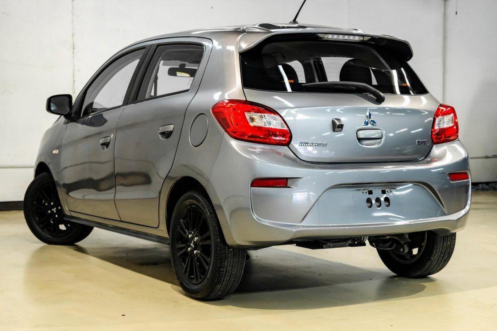 2020 Mercury Gray Metallic /Black Mitsubishi Mirage LE (ML32A5HJ4LH) with an 1.2L 3-Cylinder DOHC MIVEC engine, CVT transmission, located at 15300 Midway Rd., Addison, TX, 75001, (972) 702-0011, 32.958321, -96.838074 - Photo#9