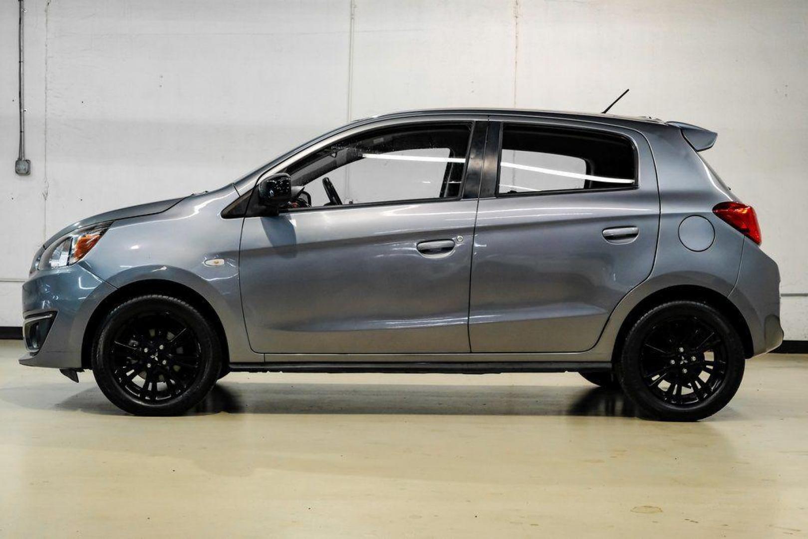 2020 Mercury Gray Metallic /Black Mitsubishi Mirage LE (ML32A5HJ4LH) with an 1.2L 3-Cylinder DOHC MIVEC engine, CVT transmission, located at 15300 Midway Rd., Addison, TX, 75001, (972) 702-0011, 32.958321, -96.838074 - Photo#10