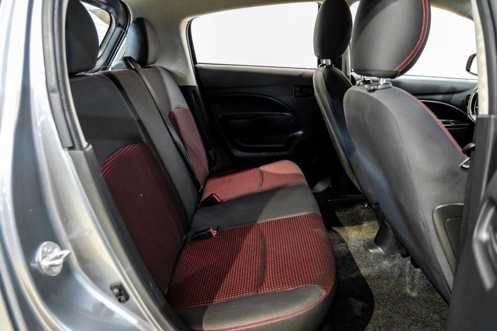 2020 Mercury Gray Metallic /Black Mitsubishi Mirage LE (ML32A5HJ4LH) with an 1.2L 3-Cylinder DOHC MIVEC engine, CVT transmission, located at 15300 Midway Rd., Addison, TX, 75001, (972) 702-0011, 32.958321, -96.838074 - Photo#36