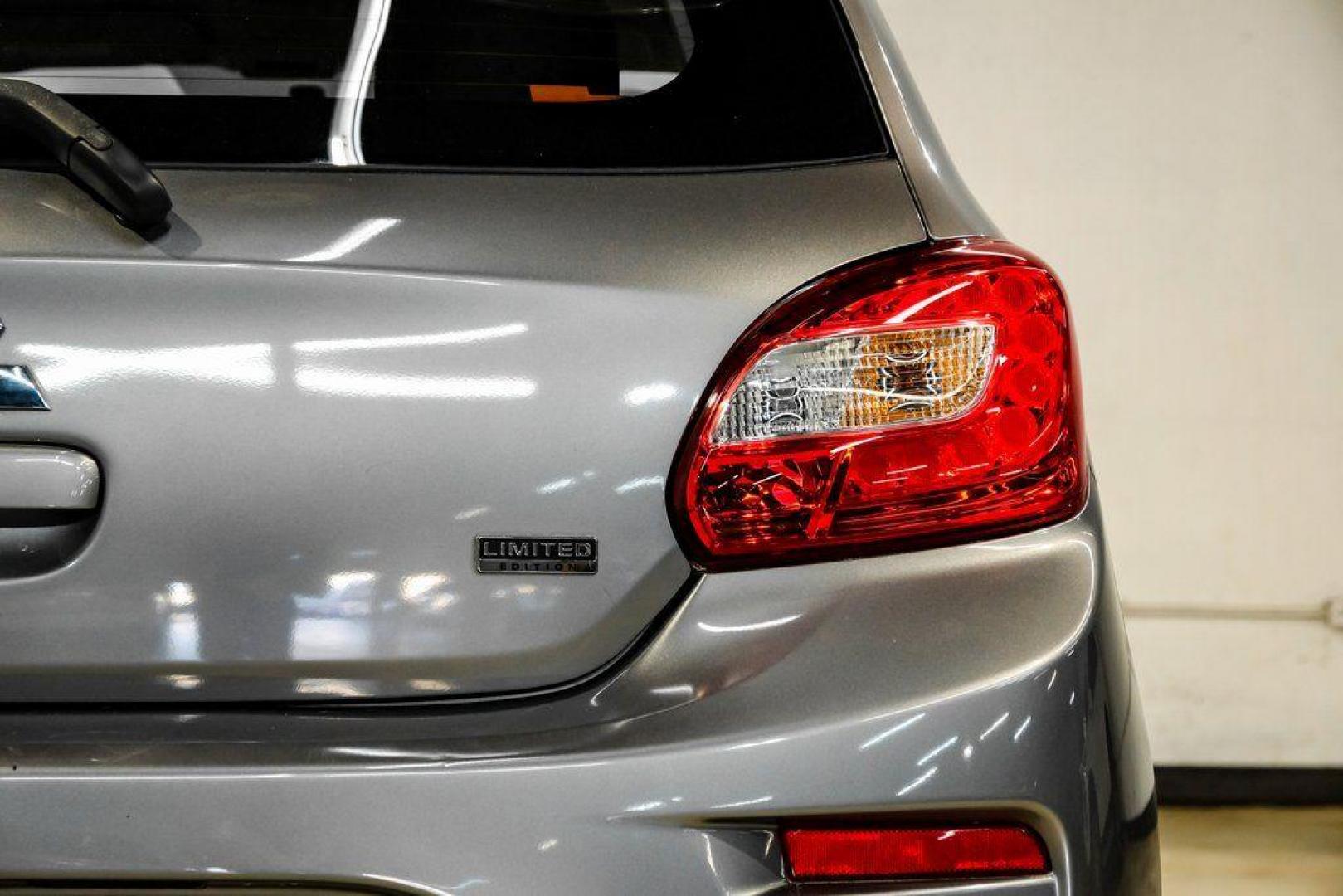 2020 Mercury Gray Metallic /Black Mitsubishi Mirage LE (ML32A5HJ4LH) with an 1.2L 3-Cylinder DOHC MIVEC engine, CVT transmission, located at 15300 Midway Rd., Addison, TX, 75001, (972) 702-0011, 32.958321, -96.838074 - Photo#48