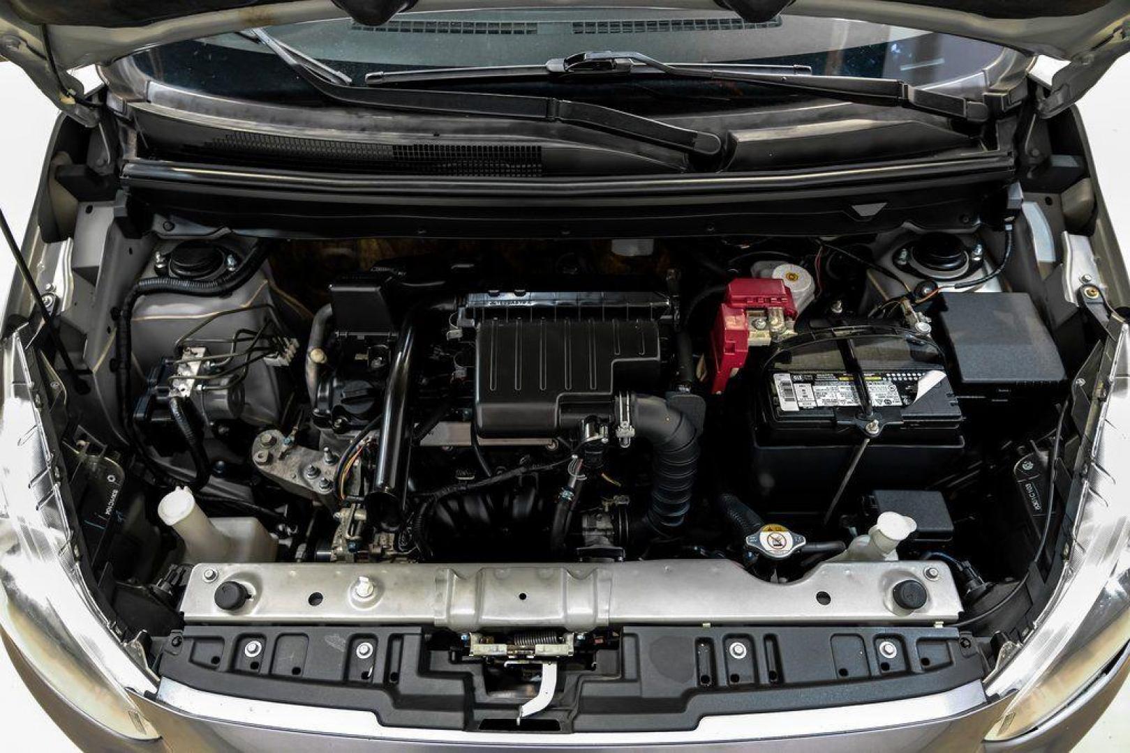 2020 Mercury Gray Metallic /Black Mitsubishi Mirage LE (ML32A5HJ4LH) with an 1.2L 3-Cylinder DOHC MIVEC engine, CVT transmission, located at 15300 Midway Rd., Addison, TX, 75001, (972) 702-0011, 32.958321, -96.838074 - Photo#51