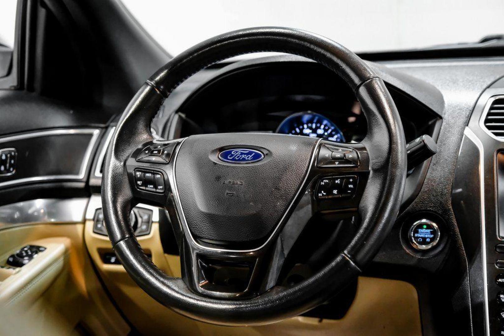 2017 White Platinum /Med Light Camel Ford Explorer Limited (1FM5K7FH9HG) with an 2.3L I4 EcoBoost engine, Automatic transmission, located at 15300 Midway Rd., Addison, TX, 75001, (972) 702-0011, 32.958321, -96.838074 - 2017 Ford Explorer Limited<br><br>Now Available at Midway Auto Group, Addison, Texas<br><br>Refined, spacious, and packed with premium the 2017 Ford Explorer Limited delivers the perfect blend of comfort, technology, and capability. As one of the highest trims available, the Limited model elevates t - Photo#24