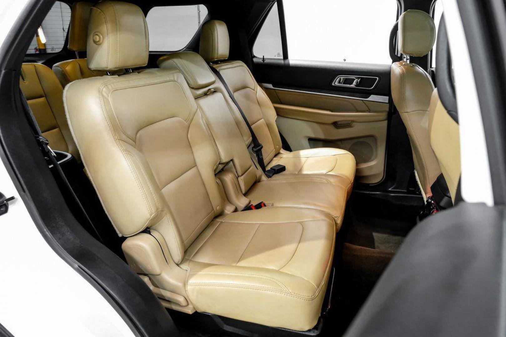 2017 White Platinum /Med Light Camel Ford Explorer Limited (1FM5K7FH9HG) with an 2.3L I4 EcoBoost engine, Automatic transmission, located at 15300 Midway Rd., Addison, TX, 75001, (972) 702-0011, 32.958321, -96.838074 - 2017 Ford Explorer Limited<br><br>Now Available at Midway Auto Group, Addison, Texas<br><br>Refined, spacious, and packed with premium the 2017 Ford Explorer Limited delivers the perfect blend of comfort, technology, and capability. As one of the highest trims available, the Limited model elevates t - Photo#48