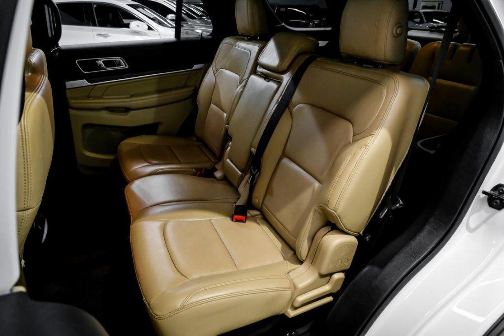 2017 White Platinum /Med Light Camel Ford Explorer Limited (1FM5K7FH9HG) with an 2.3L I4 EcoBoost engine, Automatic transmission, located at 15300 Midway Rd., Addison, TX, 75001, (972) 702-0011, 32.958321, -96.838074 - 2017 Ford Explorer Limited<br><br>Now Available at Midway Auto Group, Addison, Texas<br><br>Refined, spacious, and packed with premium the 2017 Ford Explorer Limited delivers the perfect blend of comfort, technology, and capability. As one of the highest trims available, the Limited model elevates t - Photo#52