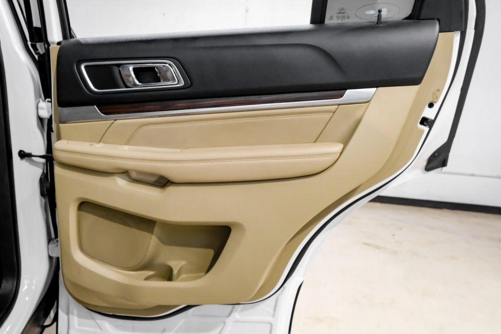 2017 White Platinum /Med Light Camel Ford Explorer Limited (1FM5K7FH9HG) with an 2.3L I4 EcoBoost engine, Automatic transmission, located at 15300 Midway Rd., Addison, TX, 75001, (972) 702-0011, 32.958321, -96.838074 - 2017 Ford Explorer Limited<br><br>Now Available at Midway Auto Group, Addison, Texas<br><br>Refined, spacious, and packed with premium the 2017 Ford Explorer Limited delivers the perfect blend of comfort, technology, and capability. As one of the highest trims available, the Limited model elevates t - Photo#60