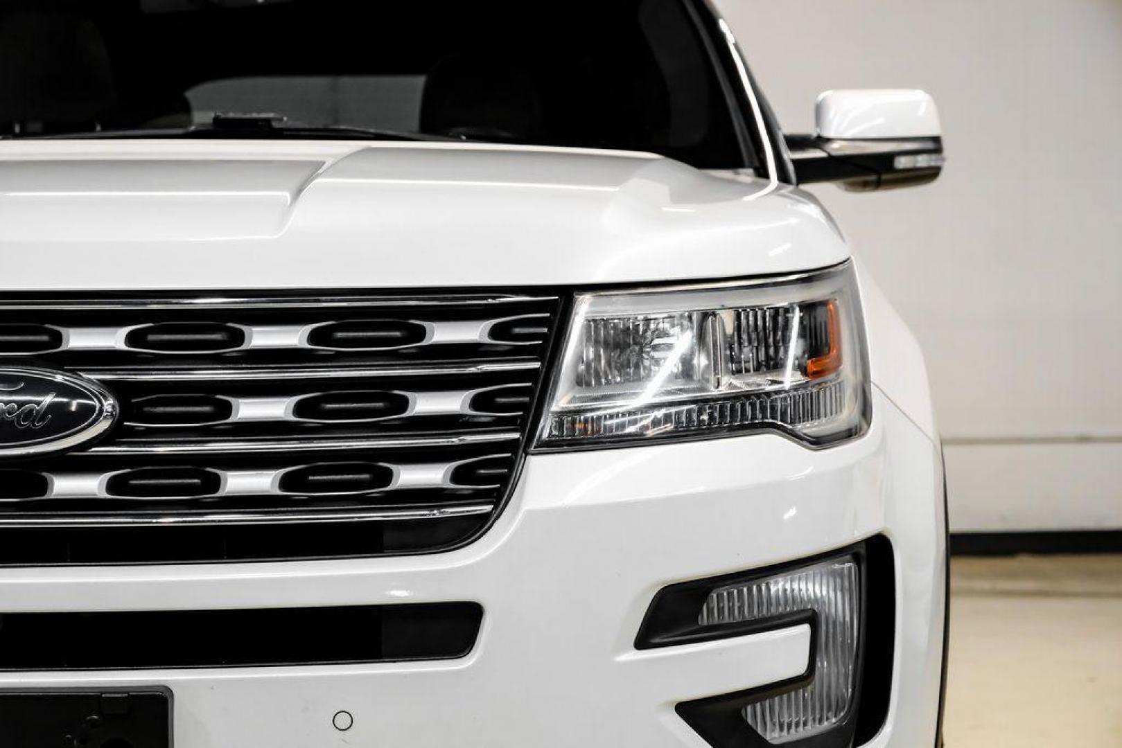 2017 White Platinum /Med Light Camel Ford Explorer Limited (1FM5K7FH9HG) with an 2.3L I4 EcoBoost engine, Automatic transmission, located at 15300 Midway Rd., Addison, TX, 75001, (972) 702-0011, 32.958321, -96.838074 - 2017 Ford Explorer Limited<br><br>Now Available at Midway Auto Group, Addison, Texas<br><br>Refined, spacious, and packed with premium the 2017 Ford Explorer Limited delivers the perfect blend of comfort, technology, and capability. As one of the highest trims available, the Limited model elevates t - Photo#61