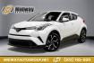 2019 Blizzard Pearl /Black Toyota C-HR XLE (NMTKHMBX6KR) with an 2.0L I4 DOHC 16V engine, CVT transmission, located at 15300 Midway Rd., Addison, TX, 75001, (972) 702-0011, 32.958321, -96.838074 - Photo#0