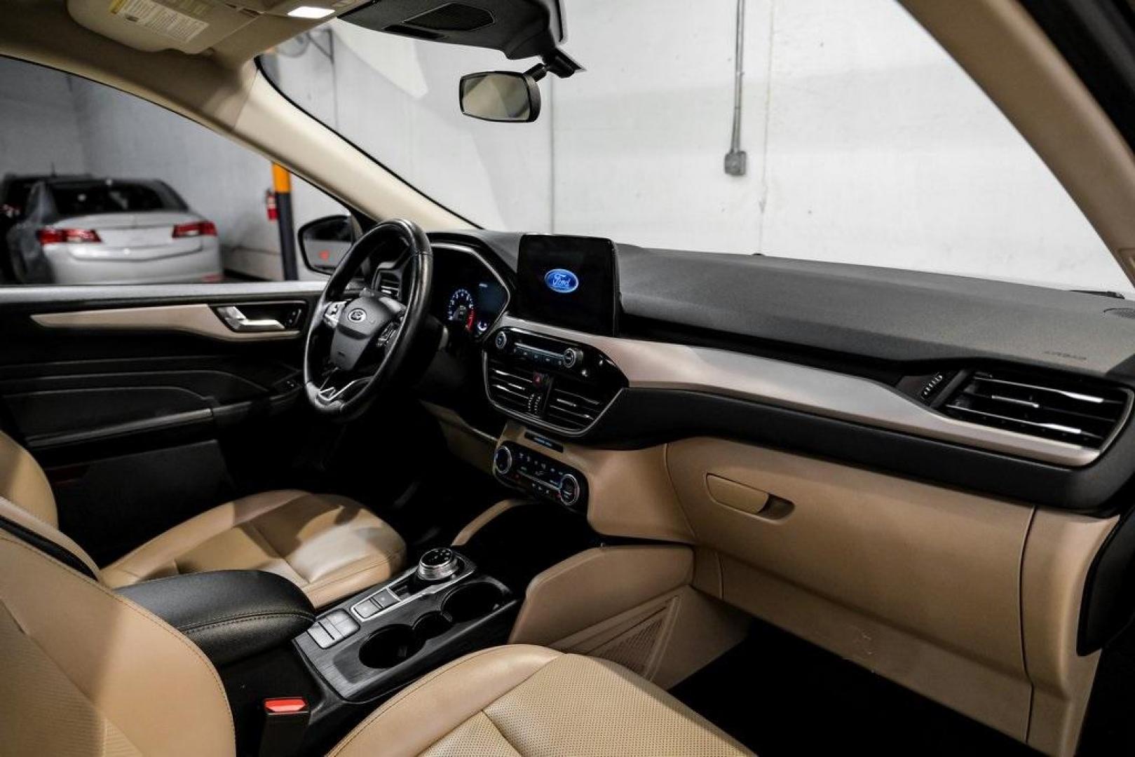 2021 Black Metallic /Sandstone Ford Escape SEL (1FMCU0H62MU) with an 1.5L EcoBoost engine, Automatic transmission, located at 15300 Midway Rd., Addison, TX, 75001, (972) 702-0011, 32.958321, -96.838074 - Photo#11