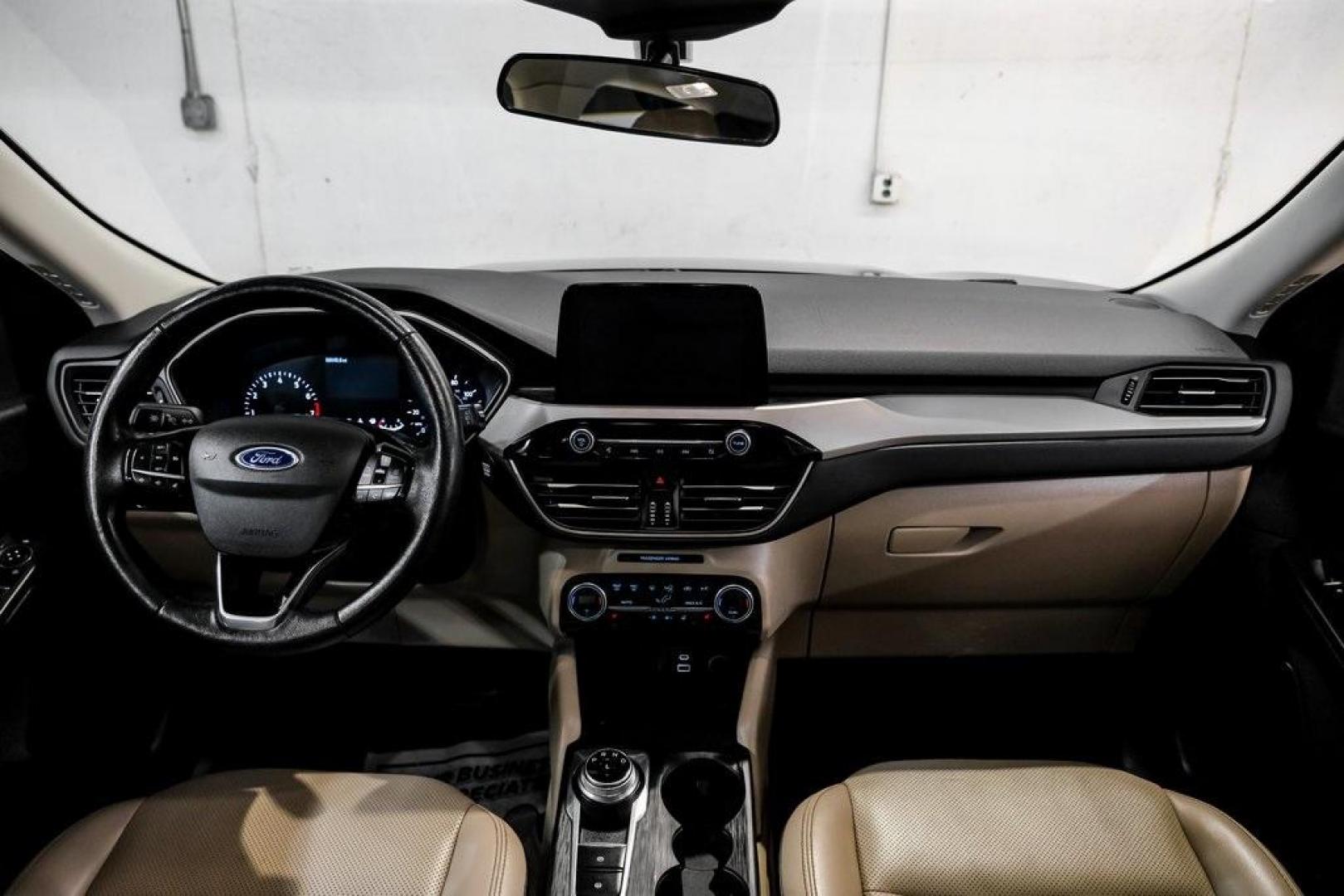 2021 Black Metallic /Sandstone Ford Escape SEL (1FMCU0H62MU) with an 1.5L EcoBoost engine, Automatic transmission, located at 15300 Midway Rd., Addison, TX, 75001, (972) 702-0011, 32.958321, -96.838074 - Photo#12