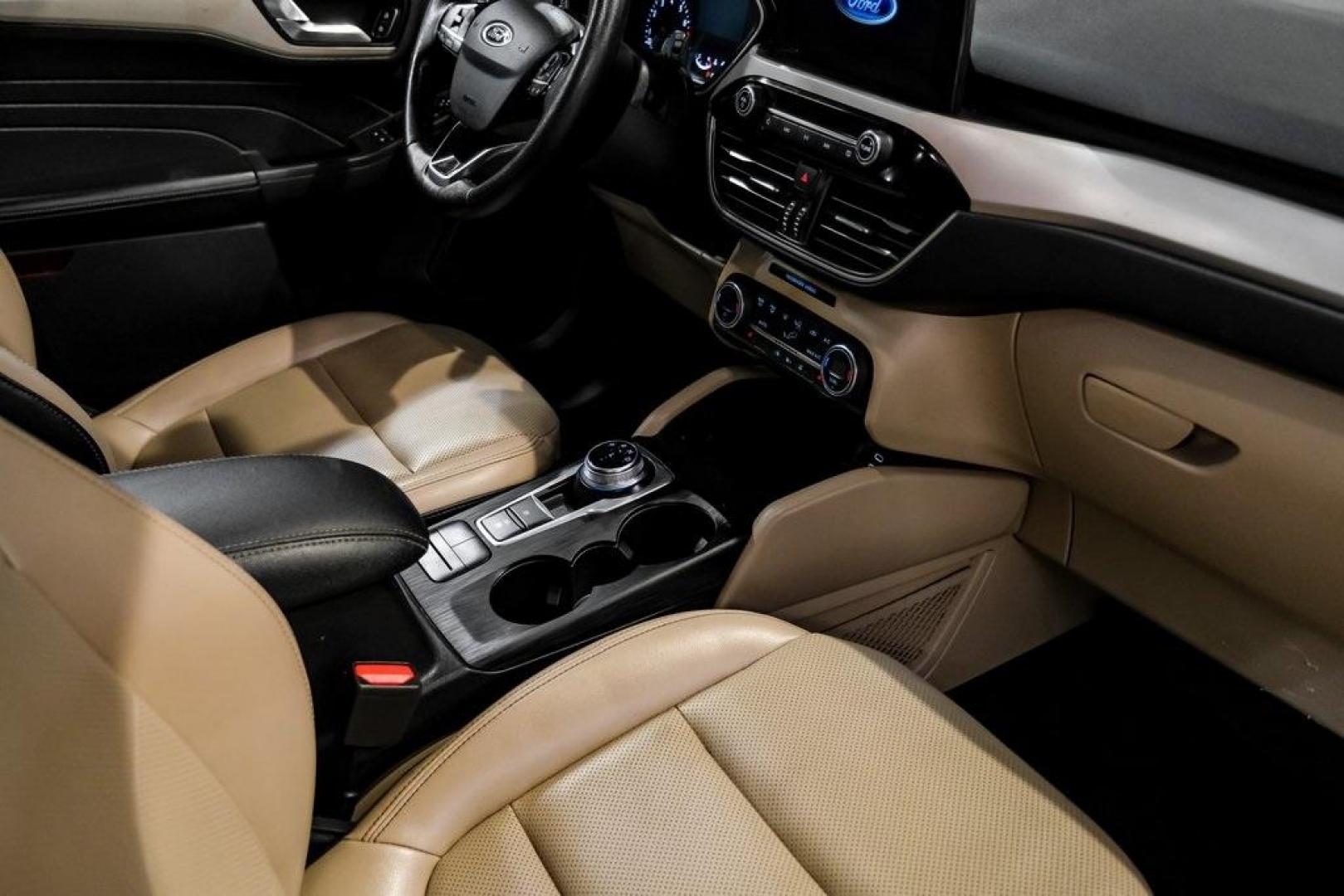 2021 Black Metallic /Sandstone Ford Escape SEL (1FMCU0H62MU) with an 1.5L EcoBoost engine, Automatic transmission, located at 15300 Midway Rd., Addison, TX, 75001, (972) 702-0011, 32.958321, -96.838074 - Photo#18