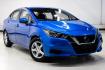 2021 Electric Blue Metallic /Graphite Nissan Versa 1.6 SV (3N1CN8EV2ML) with an 1.6L 4-Cylinder DOHC 16V engine, CVT transmission, located at 15300 Midway Rd., Addison, TX, 75001, (972) 702-0011, 32.958321, -96.838074 - Photo#7