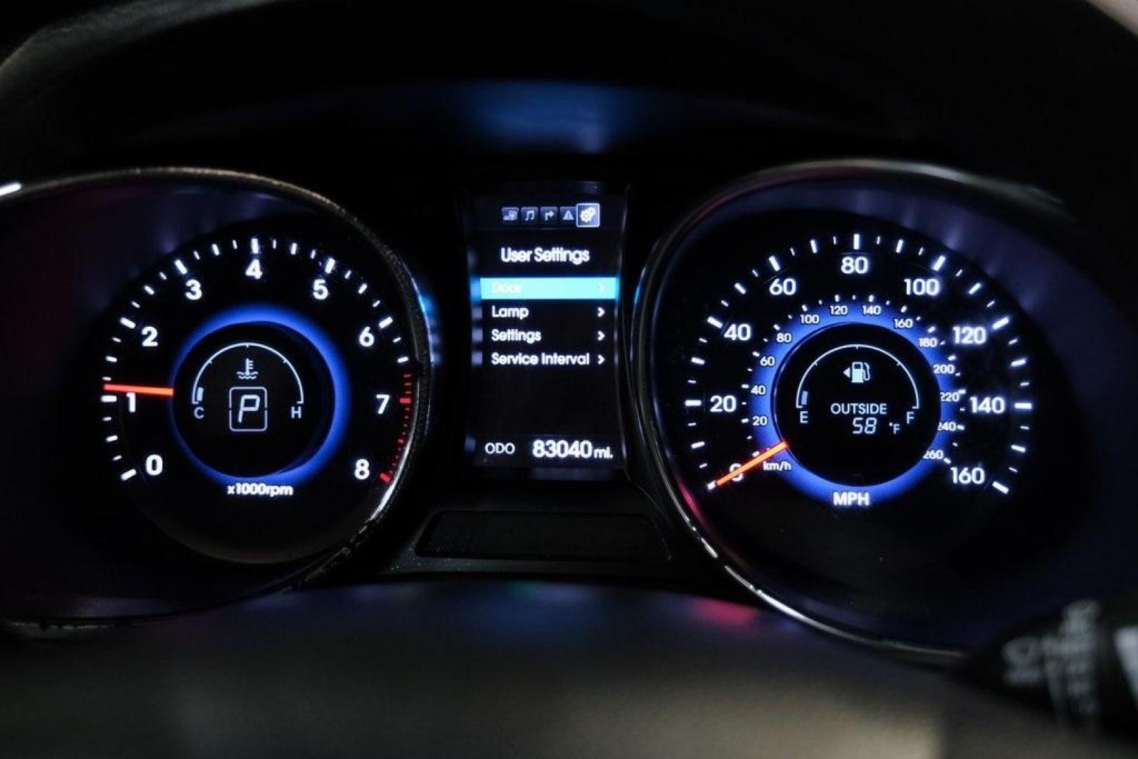 2013 Moonstone Silver /Gray Hyundai Santa Fe Sport 2.0L Turbo (5XYZW3LA7DG) with an 2.0L I4 DGI DOHC 16V Turbocharged engine, Automatic transmission, located at 15300 Midway Rd., Addison, TX, 75001, (972) 702-0011, 32.958321, -96.838074 - Photo#16