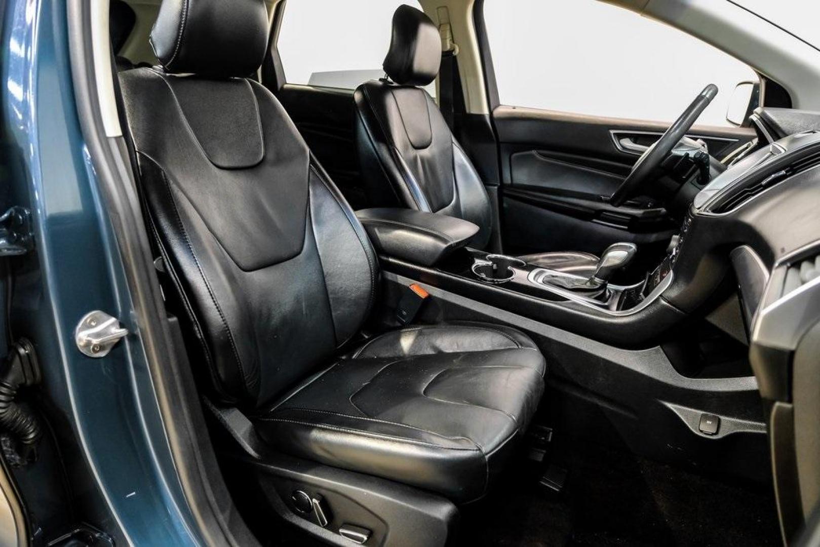 2016 Blue Metallic /Ebony Ford Edge Titanium (2FMPK4K87GB) with an 3.5L V6 Ti-VCT engine, Automatic transmission, located at 15300 Midway Rd., Addison, TX, 75001, (972) 702-0011, 32.958321, -96.838074 - 2016 Ford Edge Titanium AWD<br><br>Now Available at Midway Auto Group Addison, Texas<br><br>Refined, comfortable, and well-equipped, the 2016 Ford Edge Titanium AWD delivers a premium midsize SUV experience with modern technology, a quiet ride, and confident all-wheel-drive capability. As one of th - Photo#42