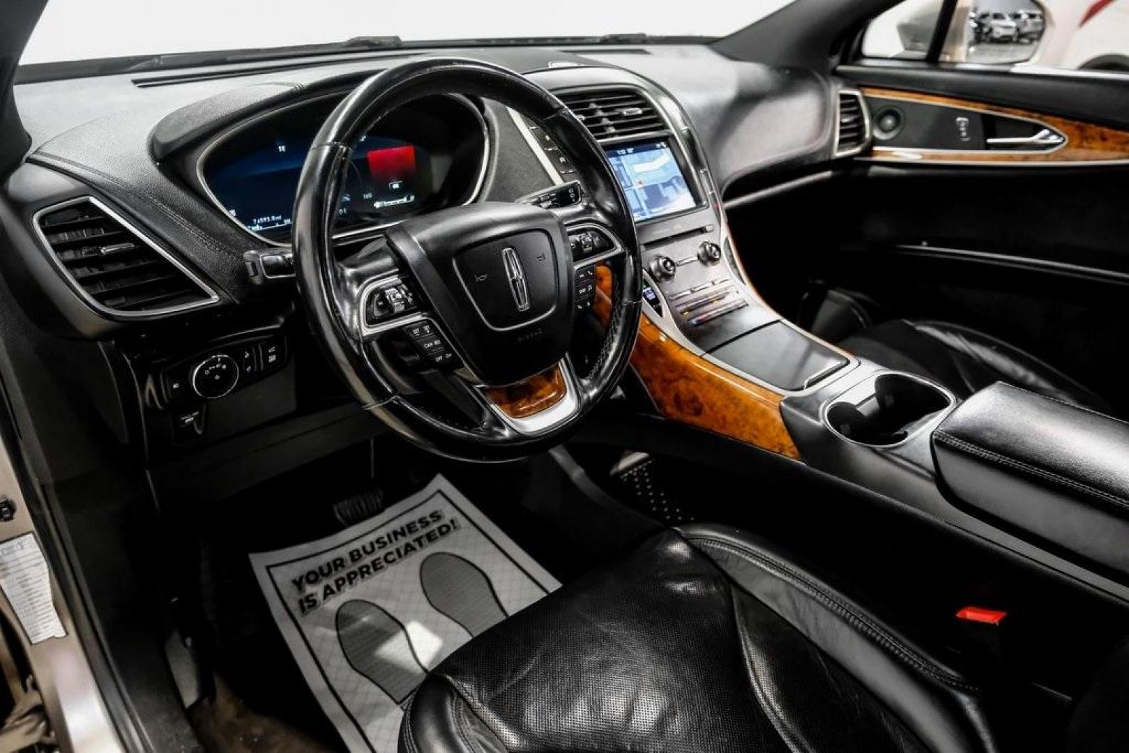 2019 Mocha /Ebony Lincoln Nautilus Reserve (2LMPJ6L98KB) with an 2.0L Turbocharged engine, Automatic transmission, located at 15300 Midway Rd., Addison, TX, 75001, (972) 702-0011, 32.958321, -96.838074 - 2019 Lincoln Nautilus Reserve<br><br>Now Available at Midway Auto Group, Addison, Texas<br><br>Luxurious, powerful, and exceptionally refined the 2019 Lincoln Nautilus Reserve represents the peak of Lincoln's midsize SUV craftsmanship. With its premium interior materials, smooth twin-turbocharged pe - Photo#2