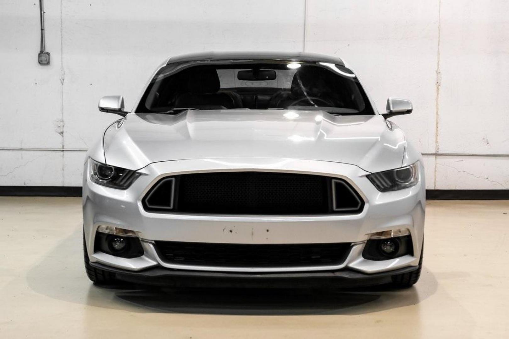 2017 Ingot Silver /Red Line W/Red and Black Ford Mustang EcoBoost Premium (1FA6P8THXH5) with an EcoBoost 2.3L I4 GTDi DOHC Turbocharged VCT engine, Automatic transmission, located at 15300 Midway Rd., Addison, TX, 75001, (972) 702-0011, 32.958321, -96.838074 - Photo#4