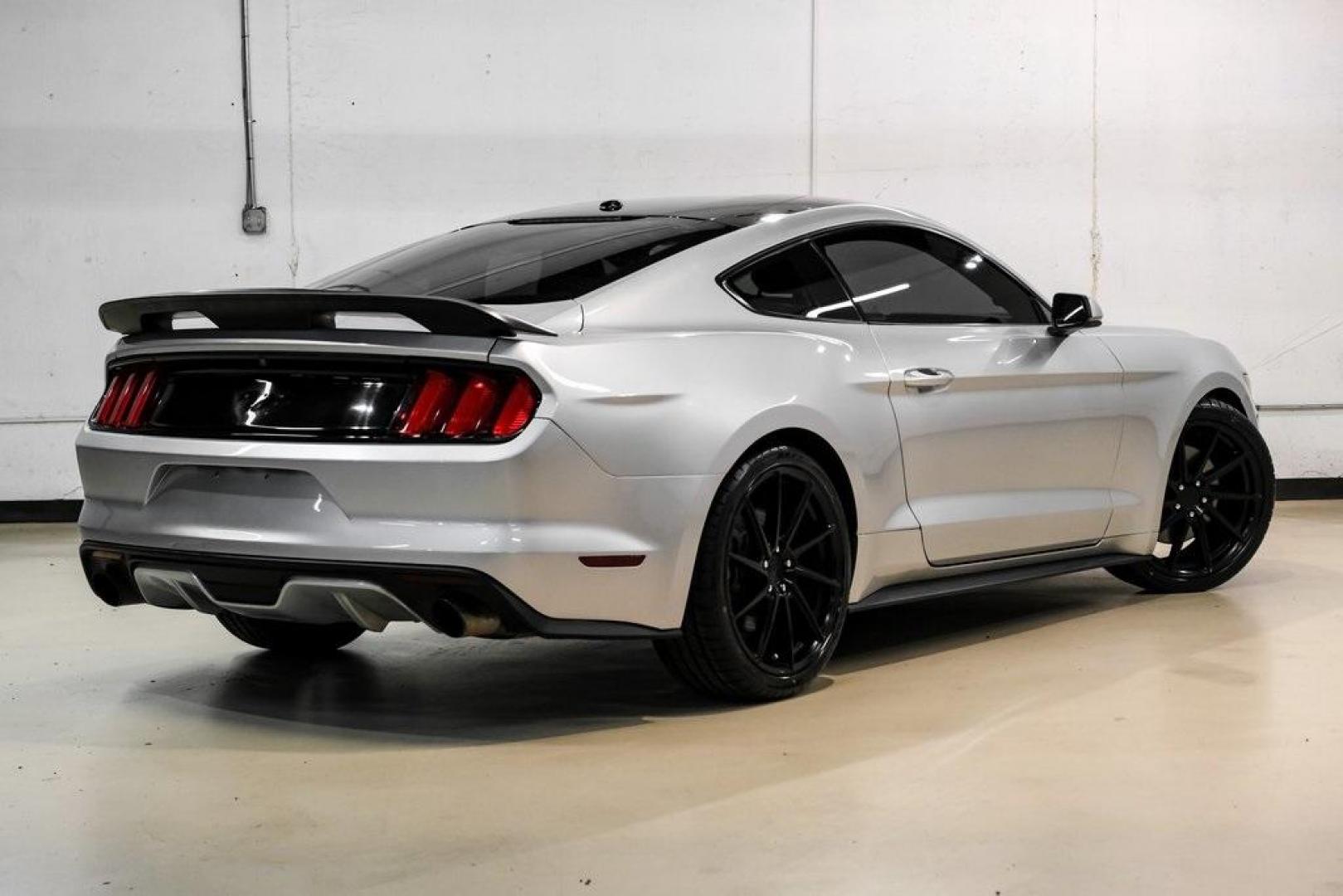 2017 Ingot Silver /Red Line W/Red and Black Ford Mustang EcoBoost Premium (1FA6P8THXH5) with an EcoBoost 2.3L I4 GTDi DOHC Turbocharged VCT engine, Automatic transmission, located at 15300 Midway Rd., Addison, TX, 75001, (972) 702-0011, 32.958321, -96.838074 - Photo#7