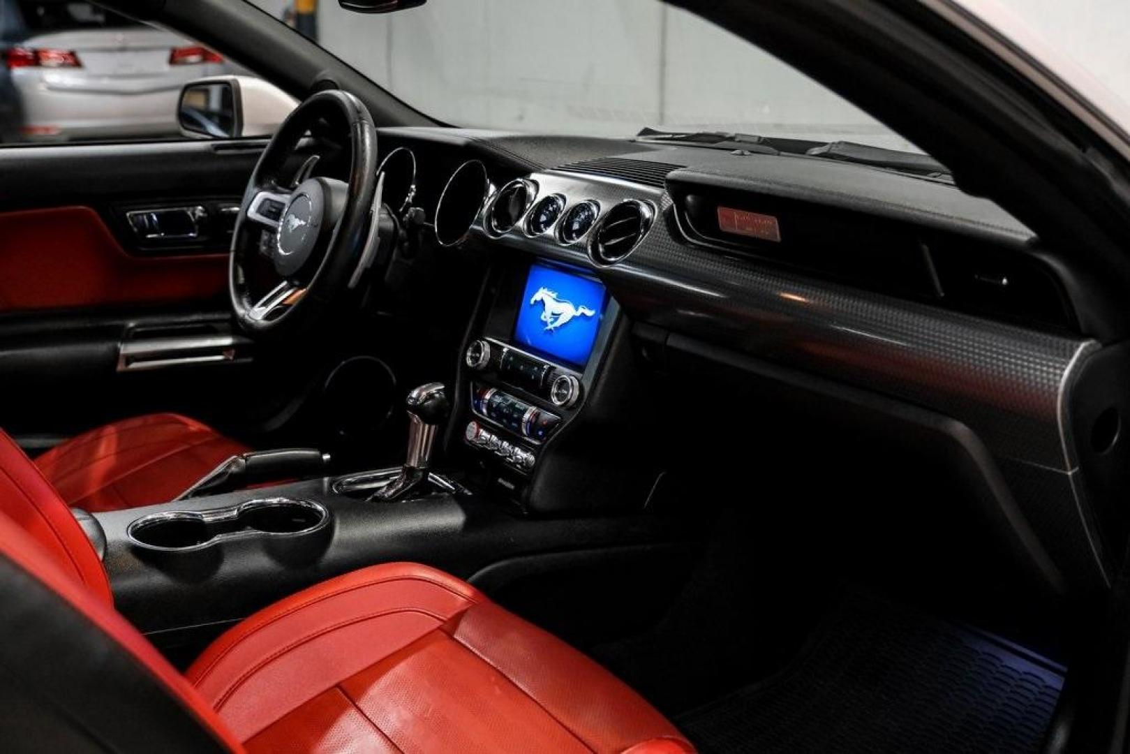 2017 Ingot Silver /Red Line W/Red and Black Ford Mustang EcoBoost Premium (1FA6P8THXH5) with an EcoBoost 2.3L I4 GTDi DOHC Turbocharged VCT engine, Automatic transmission, located at 15300 Midway Rd., Addison, TX, 75001, (972) 702-0011, 32.958321, -96.838074 - Photo#11