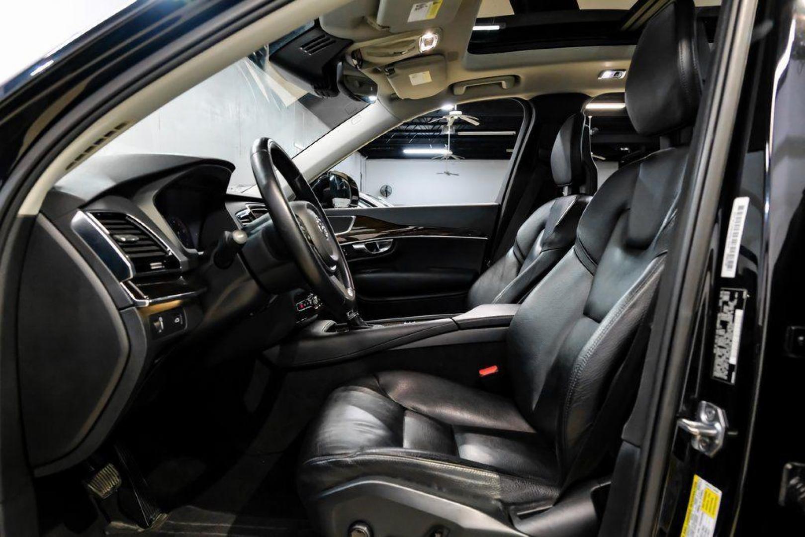 2017 Onyx Black Metallic /Charcoal Volvo XC90 T6 Momentum (YV4A22PK7H1) with an I4 Supercharged engine, Automatic transmission, located at 15300 Midway Rd., Addison, TX, 75001, (972) 702-0011, 32.958321, -96.838074 - 2017 Volvo XC90 T6 Momentum AWD<br><br>Now Available at Midway Auto Group, Addison, Texas<br><br>Elegant, safe, and exceptionally refined, the 2017 Volvo XC90 T6 Momentum AWD combines Scandinavian luxury with advanced engineering and award-winning safety. With its premium interior, powerful twin-cha - Photo#3