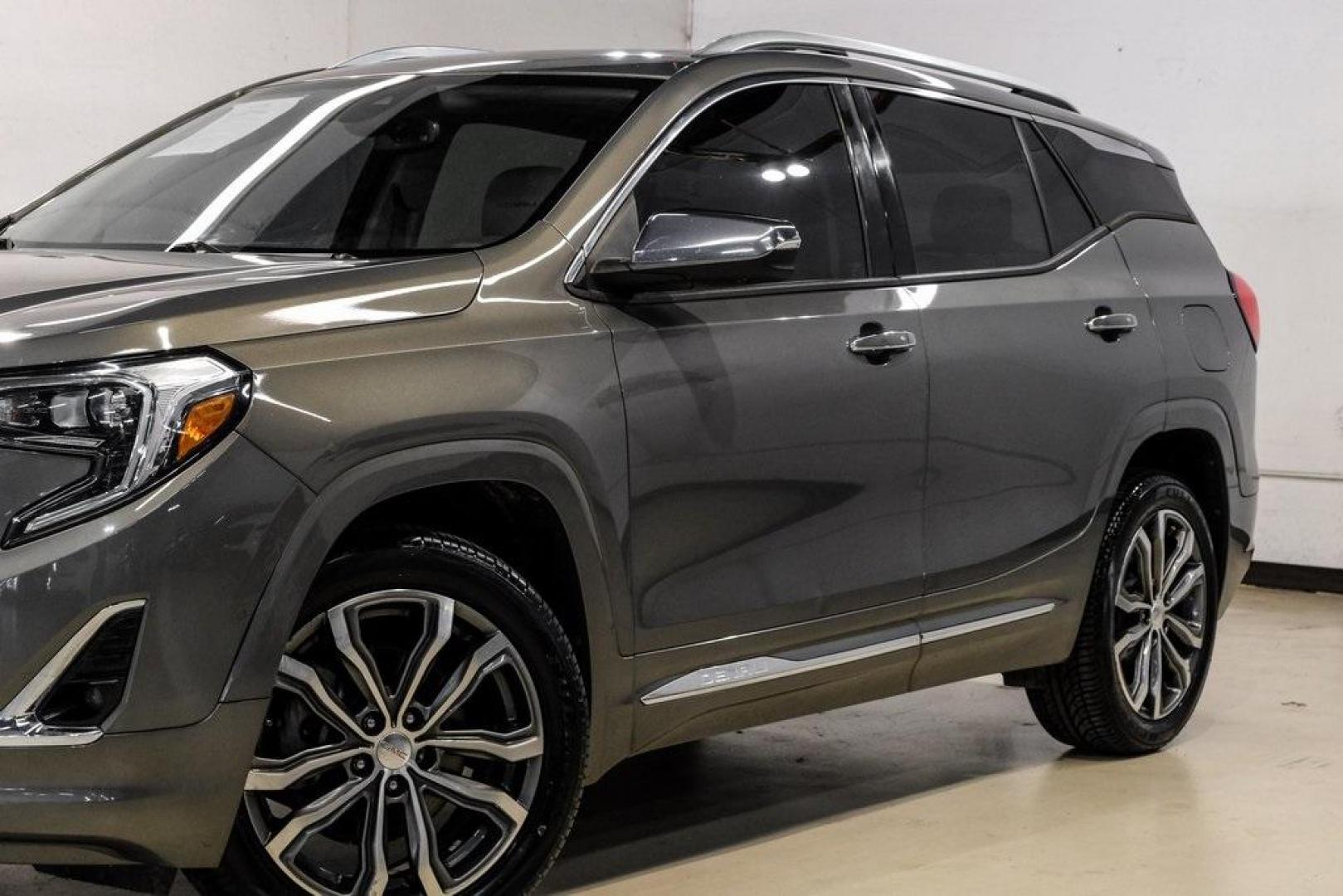 2018 Mineral Metallic /Light Platinum/Taupe GMC Terrain Denali (3GKALSEX8JL) with an 2.0L Turbocharged engine, Automatic transmission, located at 15300 Midway Rd., Addison, TX, 75001, (972) 702-0011, 32.958321, -96.838074 - 2018 GMC Terrain Denali<br><br>Now Available at Midway Auto Group, Addison, Texas<br><br>Upscale, stylish, and exceptionally refinedthe 2018 GMC Terrain Denali represents the highest level of luxury in GMCs compact SUV lineup. With exclusive Denali styling, a premium interior, advanced safety techno - Photo#6