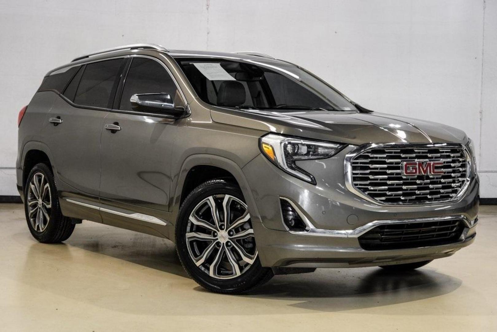 2018 Mineral Metallic /Light Platinum/Taupe GMC Terrain Denali (3GKALSEX8JL) with an 2.0L Turbocharged engine, Automatic transmission, located at 15300 Midway Rd., Addison, TX, 75001, (972) 702-0011, 32.958321, -96.838074 - 2018 GMC Terrain Denali<br><br>Now Available at Midway Auto Group, Addison, Texas<br><br>Upscale, stylish, and exceptionally refinedthe 2018 GMC Terrain Denali represents the highest level of luxury in GMCs compact SUV lineup. With exclusive Denali styling, a premium interior, advanced safety techno - Photo#8