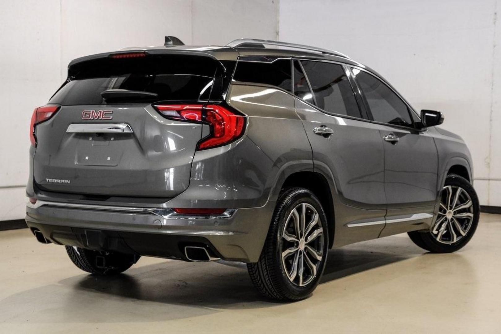 2018 Mineral Metallic /Light Platinum/Taupe GMC Terrain Denali (3GKALSEX8JL) with an 2.0L Turbocharged engine, Automatic transmission, located at 15300 Midway Rd., Addison, TX, 75001, (972) 702-0011, 32.958321, -96.838074 - 2018 GMC Terrain Denali<br><br>Now Available at Midway Auto Group, Addison, Texas<br><br>Upscale, stylish, and exceptionally refinedthe 2018 GMC Terrain Denali represents the highest level of luxury in GMCs compact SUV lineup. With exclusive Denali styling, a premium interior, advanced safety techno - Photo#12