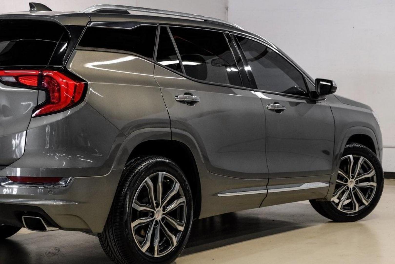 2018 Mineral Metallic /Light Platinum/Taupe GMC Terrain Denali (3GKALSEX8JL) with an 2.0L Turbocharged engine, Automatic transmission, located at 15300 Midway Rd., Addison, TX, 75001, (972) 702-0011, 32.958321, -96.838074 - 2018 GMC Terrain Denali<br><br>Now Available at Midway Auto Group, Addison, Texas<br><br>Upscale, stylish, and exceptionally refinedthe 2018 GMC Terrain Denali represents the highest level of luxury in GMCs compact SUV lineup. With exclusive Denali styling, a premium interior, advanced safety techno - Photo#14