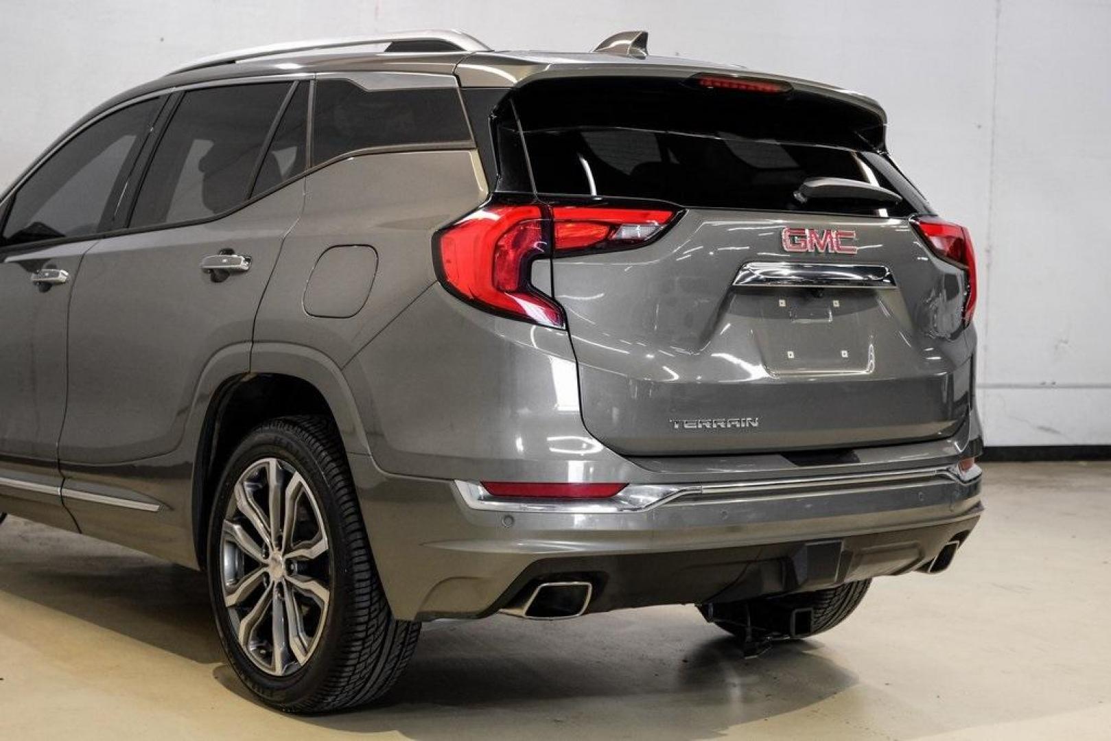 2018 Mineral Metallic /Light Platinum/Taupe GMC Terrain Denali (3GKALSEX8JL) with an 2.0L Turbocharged engine, Automatic transmission, located at 15300 Midway Rd., Addison, TX, 75001, (972) 702-0011, 32.958321, -96.838074 - 2018 GMC Terrain Denali<br><br>Now Available at Midway Auto Group, Addison, Texas<br><br>Upscale, stylish, and exceptionally refinedthe 2018 GMC Terrain Denali represents the highest level of luxury in GMCs compact SUV lineup. With exclusive Denali styling, a premium interior, advanced safety techno - Photo#18