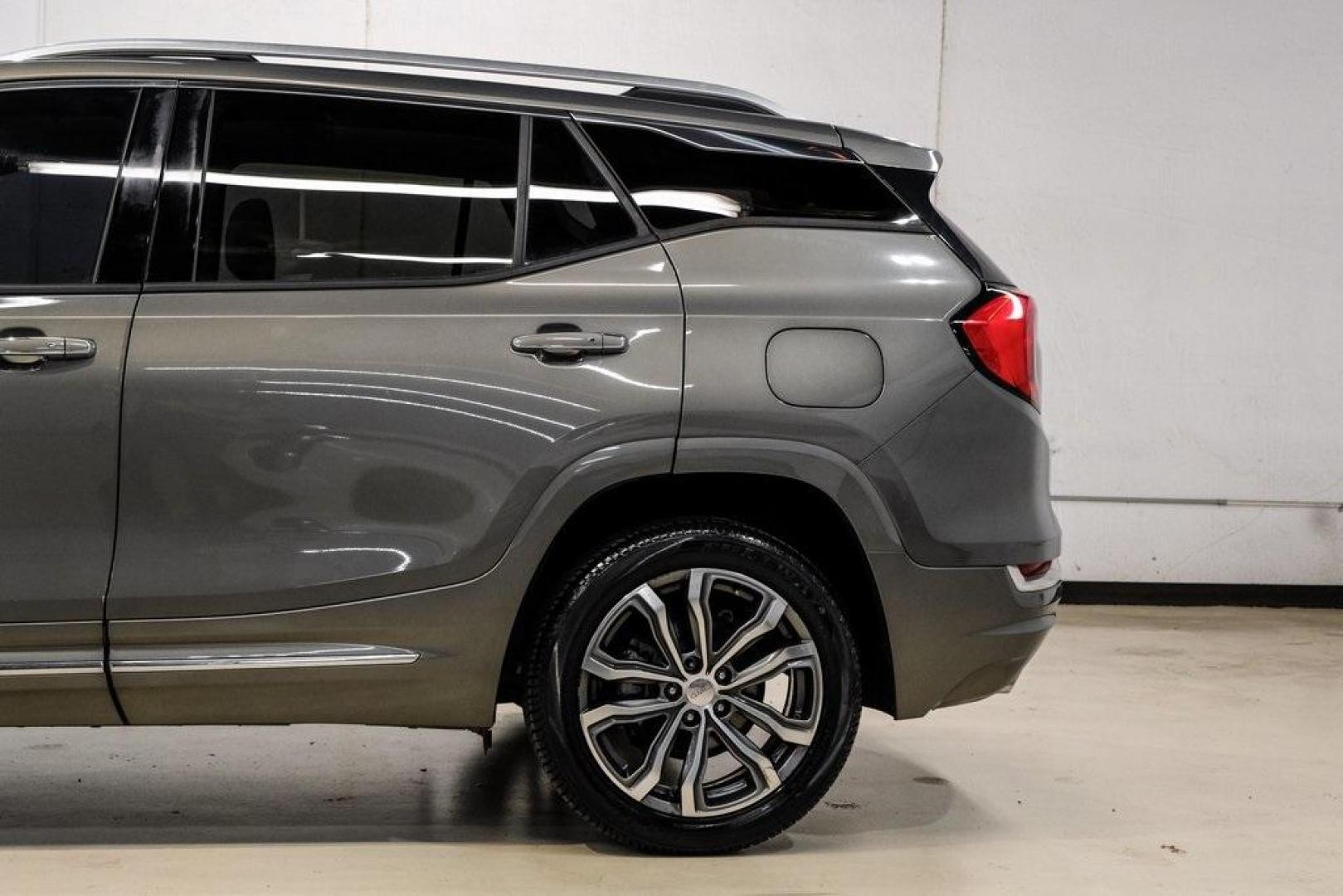 2018 Mineral Metallic /Light Platinum/Taupe GMC Terrain Denali (3GKALSEX8JL) with an 2.0L Turbocharged engine, Automatic transmission, located at 15300 Midway Rd., Addison, TX, 75001, (972) 702-0011, 32.958321, -96.838074 - 2018 GMC Terrain Denali<br><br>Now Available at Midway Auto Group, Addison, Texas<br><br>Upscale, stylish, and exceptionally refinedthe 2018 GMC Terrain Denali represents the highest level of luxury in GMCs compact SUV lineup. With exclusive Denali styling, a premium interior, advanced safety techno - Photo#20