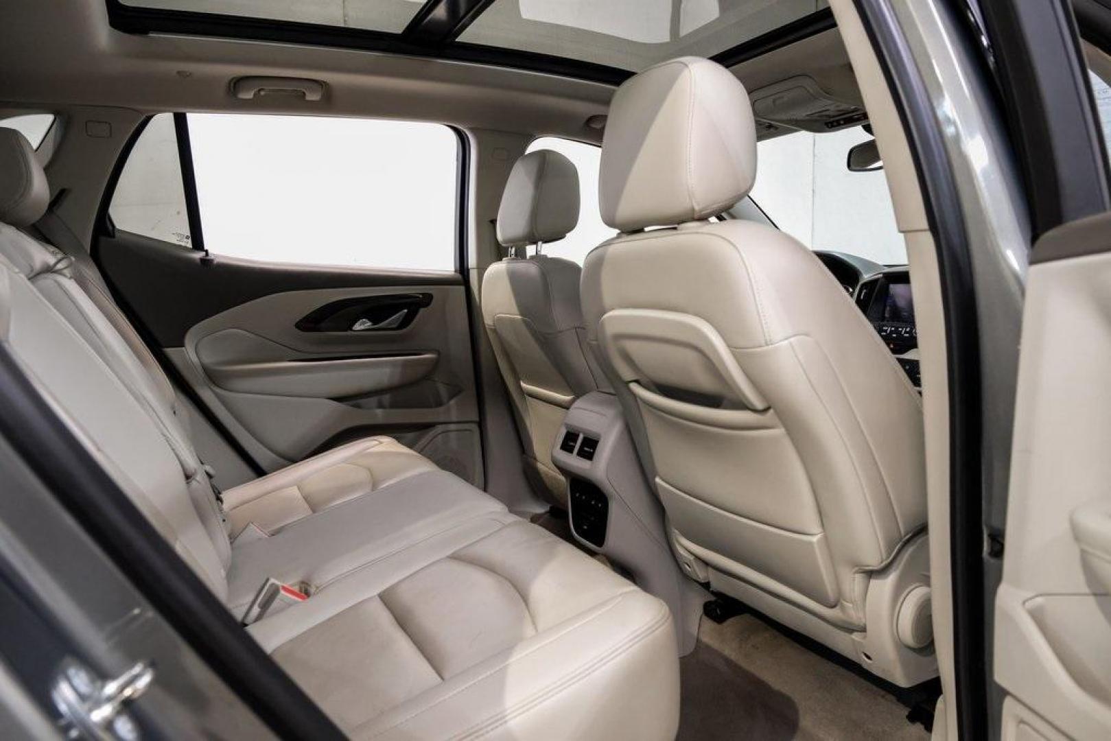 2018 Mineral Metallic /Light Platinum/Taupe GMC Terrain Denali (3GKALSEX8JL) with an 2.0L Turbocharged engine, Automatic transmission, located at 15300 Midway Rd., Addison, TX, 75001, (972) 702-0011, 32.958321, -96.838074 - 2018 GMC Terrain Denali<br><br>Now Available at Midway Auto Group, Addison, Texas<br><br>Upscale, stylish, and exceptionally refinedthe 2018 GMC Terrain Denali represents the highest level of luxury in GMCs compact SUV lineup. With exclusive Denali styling, a premium interior, advanced safety techno - Photo#48