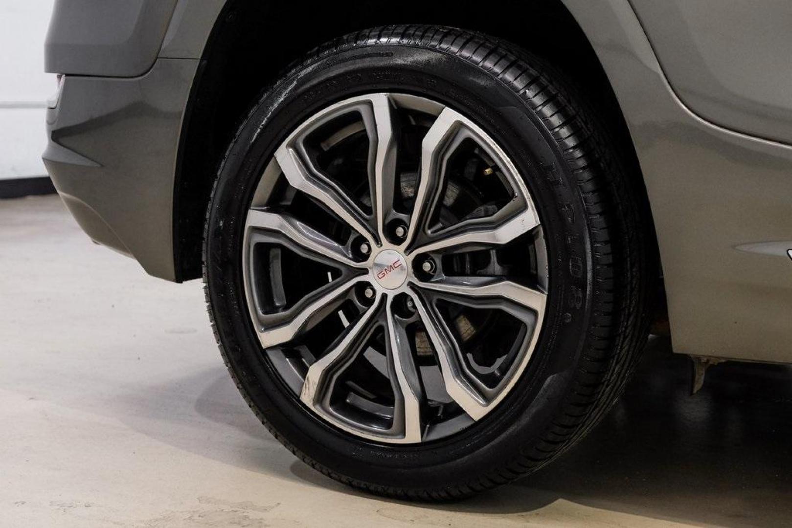 2018 Mineral Metallic /Light Platinum/Taupe GMC Terrain Denali (3GKALSEX8JL) with an 2.0L Turbocharged engine, Automatic transmission, located at 15300 Midway Rd., Addison, TX, 75001, (972) 702-0011, 32.958321, -96.838074 - 2018 GMC Terrain Denali<br><br>Now Available at Midway Auto Group, Addison, Texas<br><br>Upscale, stylish, and exceptionally refinedthe 2018 GMC Terrain Denali represents the highest level of luxury in GMCs compact SUV lineup. With exclusive Denali styling, a premium interior, advanced safety techno - Photo#71