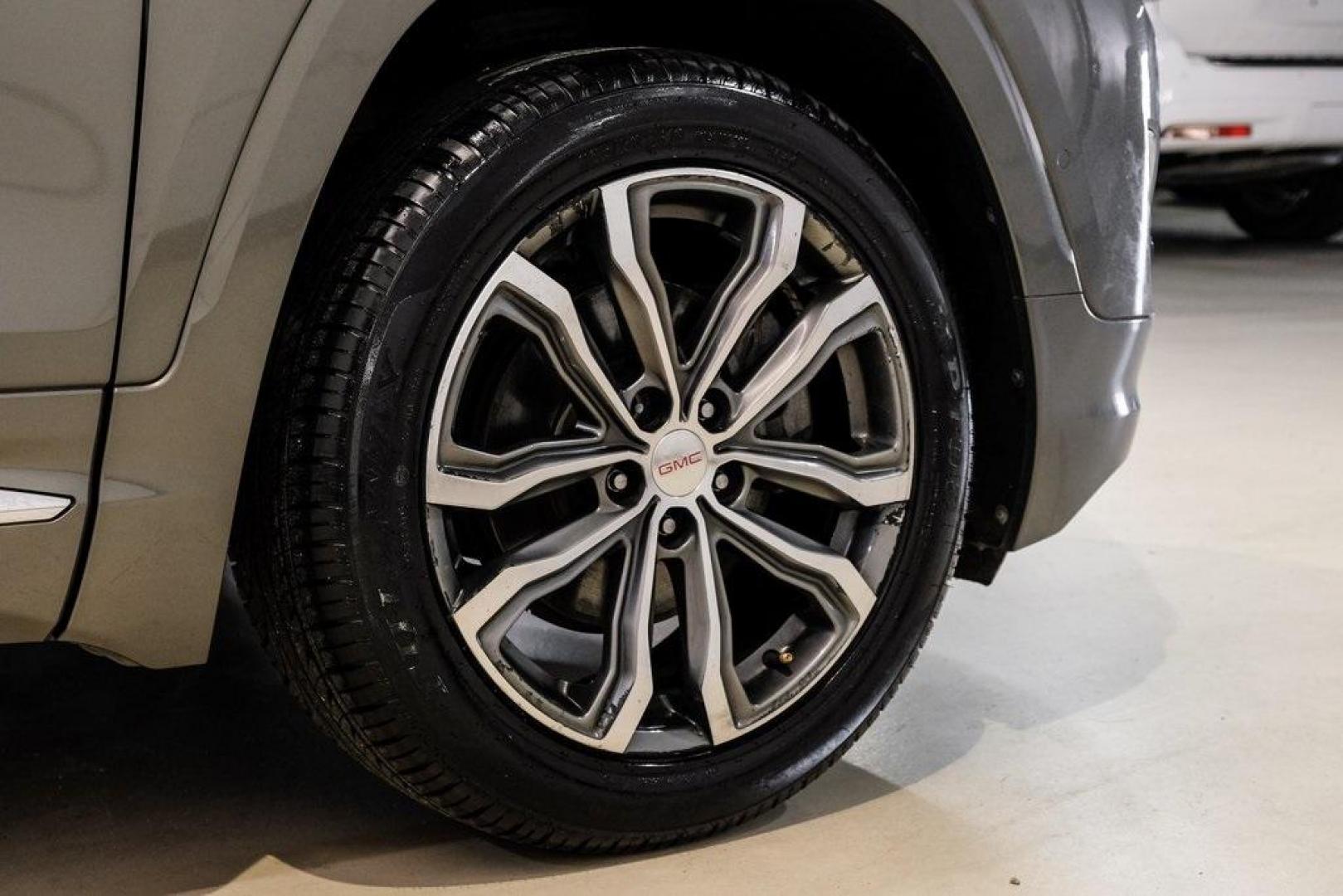 2018 Mineral Metallic /Light Platinum/Taupe GMC Terrain Denali (3GKALSEX8JL) with an 2.0L Turbocharged engine, Automatic transmission, located at 15300 Midway Rd., Addison, TX, 75001, (972) 702-0011, 32.958321, -96.838074 - 2018 GMC Terrain Denali<br><br>Now Available at Midway Auto Group, Addison, Texas<br><br>Upscale, stylish, and exceptionally refinedthe 2018 GMC Terrain Denali represents the highest level of luxury in GMCs compact SUV lineup. With exclusive Denali styling, a premium interior, advanced safety techno - Photo#72