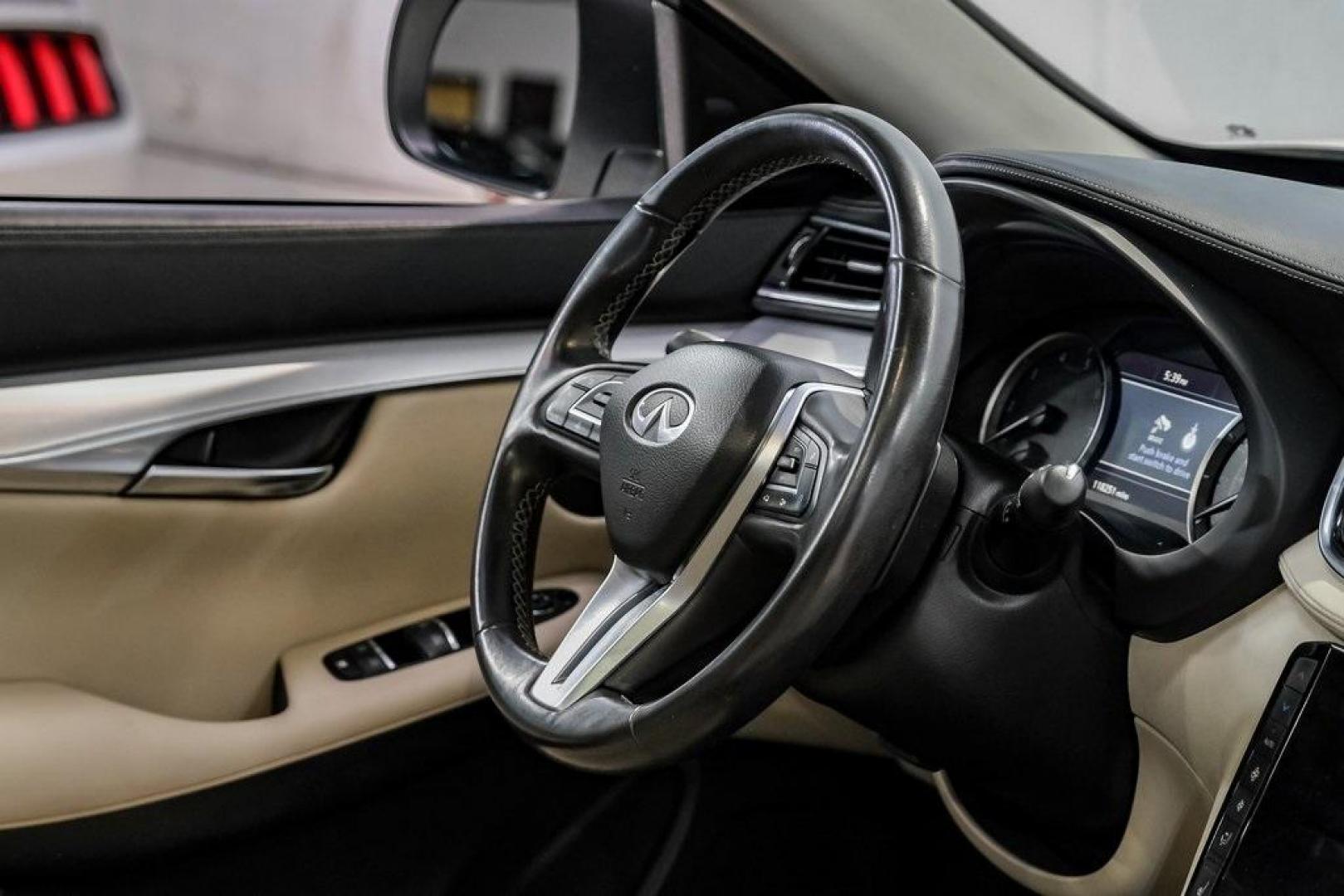 2021 Majestic White /Wheat INFINITI QX50 LUXE (3PCAJ5BA5MF) with an I4 engine, CVT transmission, located at 15300 Midway Rd., Addison, TX, 75001, (972) 702-0011, 32.958321, -96.838074 - Photo#14