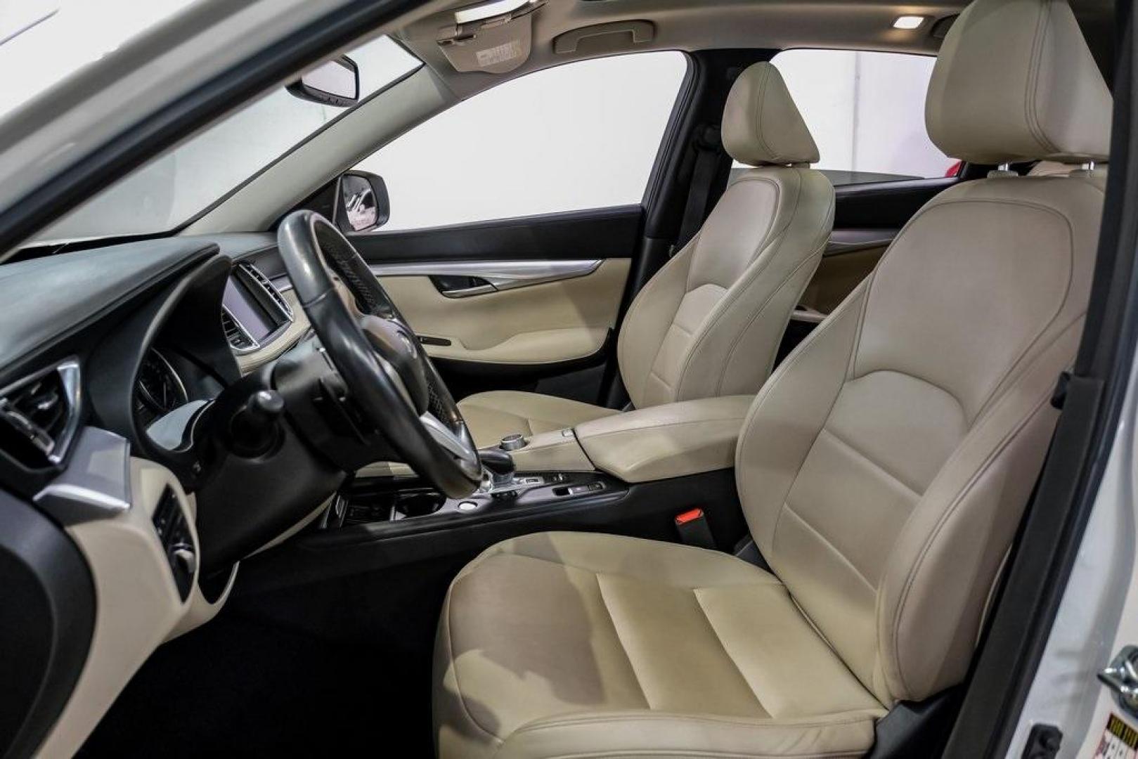 2021 Majestic White /Wheat INFINITI QX50 LUXE (3PCAJ5BA5MF) with an I4 engine, CVT transmission, located at 15300 Midway Rd., Addison, TX, 75001, (972) 702-0011, 32.958321, -96.838074 - Photo#31